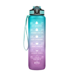 Water Bottle With Time Marker